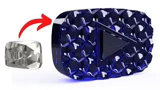 I Created A Custom Diamond Play Button ...