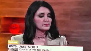 Aneeta Prem  from Freedom Charity on Daybreak TV 13 July 2012 06.20