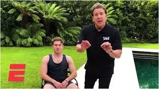 Home Workout: Chair kick-outs with 'Body by Jake' and the Golic family | ESPN