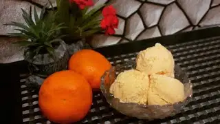 orange ice cream without condensed milk |2021 recipe.