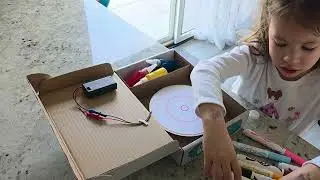 DIY Spin Art Machine Kit Review: Build Your Own Motorized STEM Toy! (Ages 6+ Arts & Crafts Gift)  