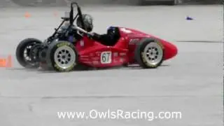 *HD* Owls Racing 2011 FSAE Car Test 10/01/11 with Onboard