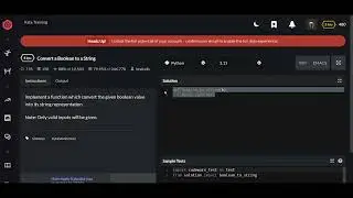 Codewars | Convert a Boolean to a String | Python 8 kyu