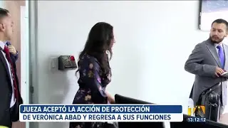 La vicepresidenta Ver&oacute;nica Abad regresa a sus funciones