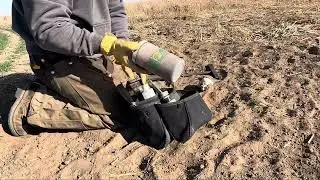 Simple flat set used to trap coyotes