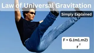 This is why things fall to the ground - The Law of Universal Gravitation