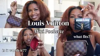Louis Vuitton Mini Pochette Review! Is it Worth $750?? What Fits