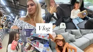 Влог 💚 купили новый диван/ новая канцелярия в школу / пригласили на открытие ресторана