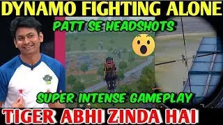 DYNAMO GAMING Fighting Alone After His Squad Finished, Intense Ghillie + M24 Gameplay PUBG MOBILE
