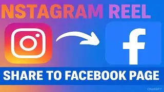 How to share instagram reel to facebook page tutorial