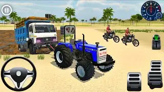 Chained Tractor Towing Rescue Dumper Truck - Indian Vehicles Simulator 3D - Android GamePlay