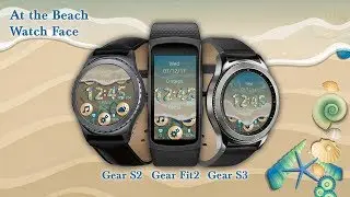 At the Beach Watch Face - Animated Preview