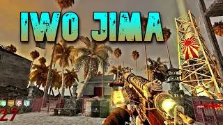 IWO JIMA HUGE MAP || WORLD AT WAR ZOMBIES CUSTOM MAP