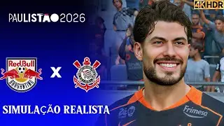 FC 26 - Red Bull Bragantino vs Corinthians | Paulistão 2026 | EA Sports FC 26 4K60FPS Simulação.