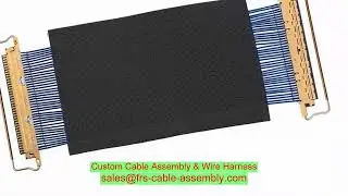 M-Range AWG24 cable assembly prototype to production VW 1 Flat Cable 22 AWG 12 2 Flat Cable Flat Cab