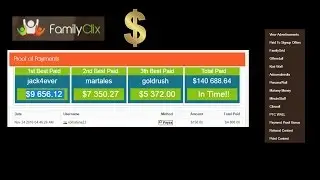 Familyclix Review - is it a Legit Paid to Click site ?