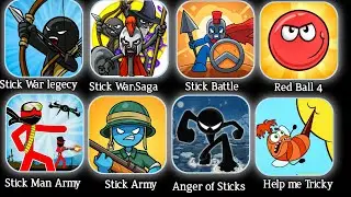 Stick War Legacy, Stick war saga,Stick Battle,Red Ball 4,Stick Man Army,Stick Army, Anger of Sticks