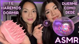 ASMR DOBLE para DORMIR en MENOS DE 15 minutos con MARIA DL ASMR / atenci&oacute;n personal