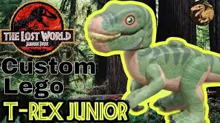Lego Custom del tiranosaurio rex Junior de The Lost World Jurassic park 
