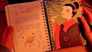 Study with Me: Wang Zhenyi &bull; Spanish Homework ASMR