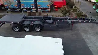 The Skeleton  trailer of container  chassis