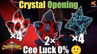4&times;6 star, 2&times; Nexus Crystals,5 star Basic,featured crystals openings- Marvel Contest of Champions