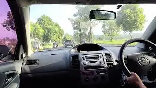 ASMR Driving Car Toyota Vios Gen 1 #vios #asmr #driving #car