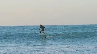 Dawn patrol. Surf Foiling Filmed by SOLOSHOT3