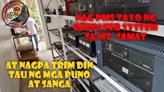 NAG PREVENTIVE MAINTENANCE TAU NGAYON SA MGA REPEATER COMMUNICATION SYSTEM NATIN SA MT. SAMAT.