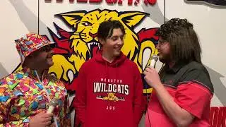 Postgame Interview w/ Moncton Wildcats Caleb Desnoyers