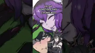 LAYNA PROPHESIED THIS 2 YEARS AGO ON A DEV STREAM WITH VEDAL  #vtuber #vtuberclips #memes