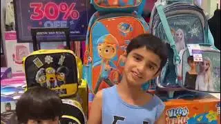 مشتريات المدرسه مع حمودي & عايض |  .🤍🤍Hammoud family  #يوميات_حمودي