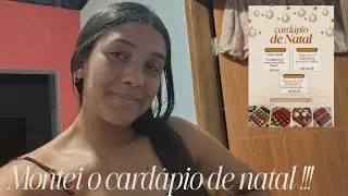 FAZENDO O CARDÁPIO DE NATAL! | Vlog da tarde 