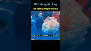 Single disc 3 disc magnetic separation separator for heavy mineral separation