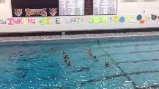 Nina Upton with her Synchro swimming team at 2016 Show
