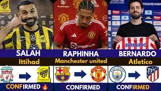🚨LATEST CONFIRMED TRANSFER NEWS AHEAD OF TRANSFER WINDOW 2026  Salah ✅️, Raphinha to Uni, Beraldo 🔥 