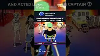 「 The Moment When Zoro Step Forward For Luffy's Sake 」| Onepiece