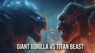 THE GIANT GORILLA VS TITAN BEAST &ndash; OFFICIAL TRAILER (AI FILM)