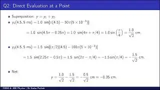 Waves L6 Superposition & Interference of Waves  CBSE 11 & 12 Physics + JEE Foundation