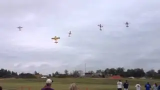 3D Airplane (Big Birds...X5, prop hang, and power out) at MCRCC Fall Fly In 10/19/2013