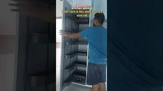 450mm kitchen pentry fiting करने के लिए बॉक्स का size इतना रखें 👍 #kitchenpentry #kitchen #storage