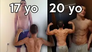 David Pino 3 Year Natural Body Transformation