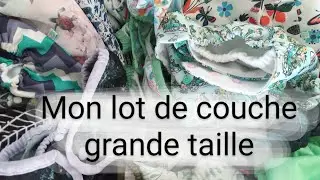 Mon lot de couche grande taille