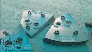 High chrome wear liner for tower mill