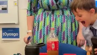 Coca Cola mentos volcano 