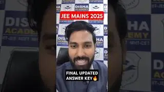 JEE MAINS 2025 Updated final Answer Key Released💥🔥 #jeemains #nta #jeemains2025 #jee #study