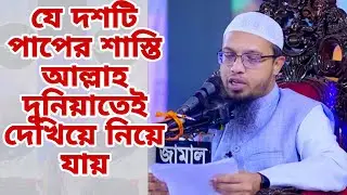যে ১০ টি পাপের শাস্তি দুনিয়াতেই হয়। আহমদুল্লাহ হুজুরের ওয়াজ 