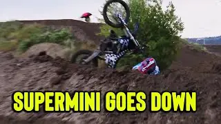 Minibiker Gets Cross Rutted and Falls off His Bike mid-race || Best Viral Videos
