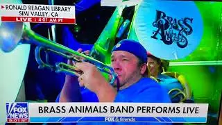 Brass Animals LIVE Fox & Friends (Thrift Shop by Macklemore cover)