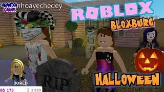 Halloween en Bloxburg JUGANDO A ROBLOX CON SUBS  🎮 Arantxa Games